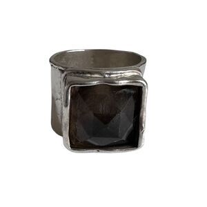Silpada Retired R1453 Smoky Quartz Ring Size 6